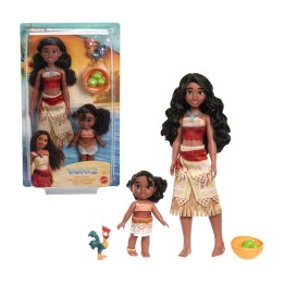 set di due bambole sorelle con accessori disney moana 2 vaiana y simea