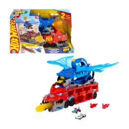 dragon car transporter track hot wheels city