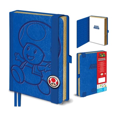cuaderno a5 super mario toad
