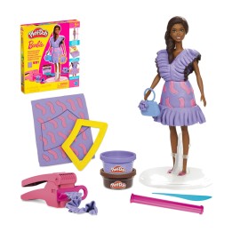 modelleraset för att skapa dockkläder play-doh barbie volantes de modista