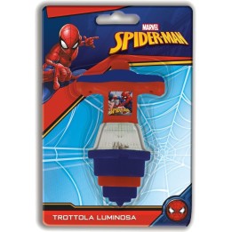 trottola luminosa marvel spider-man