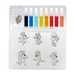 set di appendini decorativi da colorare bluey