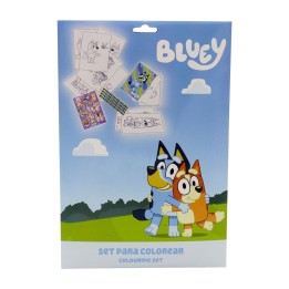 bastelset zum ausmalen bluey