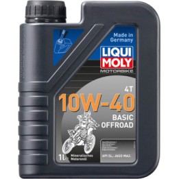 aceite de motor mineral de 4 tiempos basic offroad 4t 10w-40 1l 3059