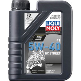 aceite de motor semisintético de 4 tiempos hc street 4t 5w-40 1l 23234
