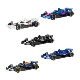 pack da 5 auto da corsa giocattolo hot wheels f1