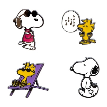 σετ 4 pins snoopy