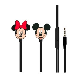 in-ear headphones with cable disney minnie y mickey