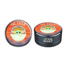 wireless portable speaker with fm radio star wars mandalorian baby yoda 3w