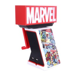 illuminated command and mobile phone holder with figure cable guy ikon marvel 20 cm