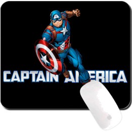 mouse pad marvel capitán américa 22x18 cm 0,5x22x30,5