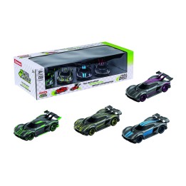set de 4 coches de fricción hypercars 1:43
