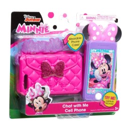 teléfono de juguete con funda disney minnie
