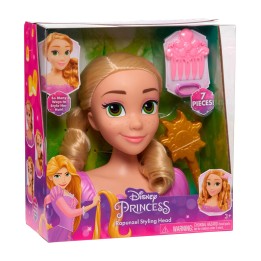 busto de muñeca para peinar con accesorios disney rapunzel