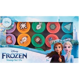 set de 15 sellos infantiles disney frozen