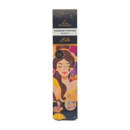 kit de pintura con diamantes disney la bella y la bestia 4,5x10,5x45,5 cm