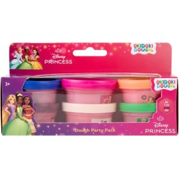 set de plastilina de 6 mini botes princesas disney