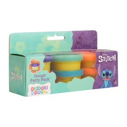 set de plastilina de 6 mini botes disney stitch