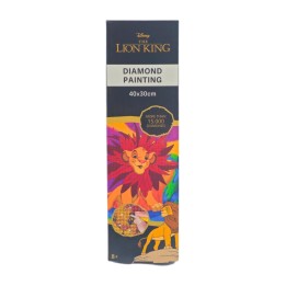 kit de pintura con 15.000 diamantes disney el rey león