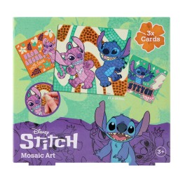 mosaico de goma eva disney stitch