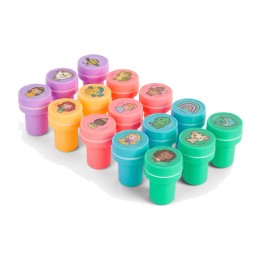 set de 15 sellos infantiles princesas disney
