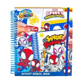 libro de actividades con plantillas marvel spiderman