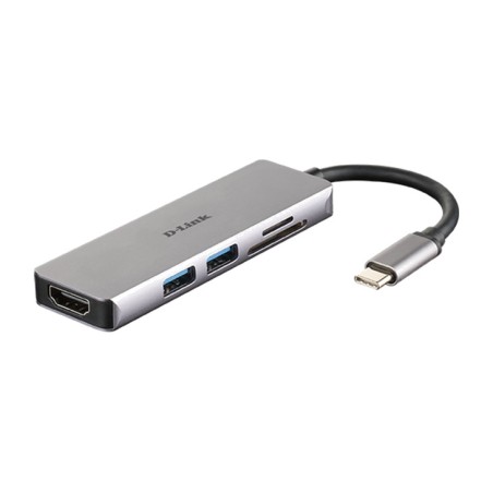 multiport usb-c hub with hdmi and card reader