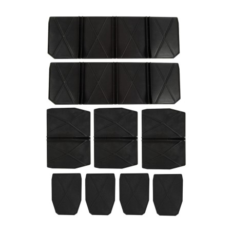 set mit 9 kunststoffboxen für systemkoffer e-case 4540012