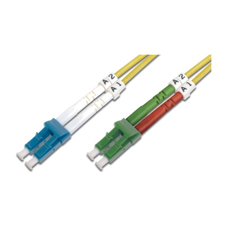 duplex-singlemode-glasfaser-patchkabel lc/apc-lc/pc os2 2m