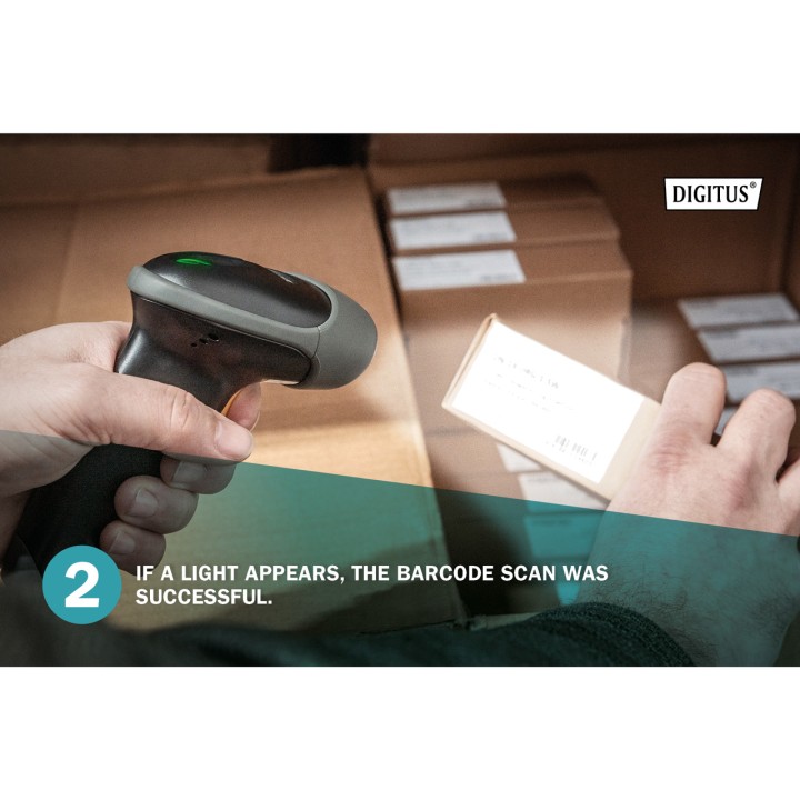 DIGITUS Wireless handheld barcode scanner 2D-BLUETOOTH