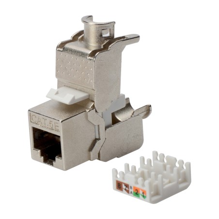 keystone module for ethernet network socket rj45 cat5e lsa