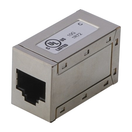 shielded rj45 network coupler cat6