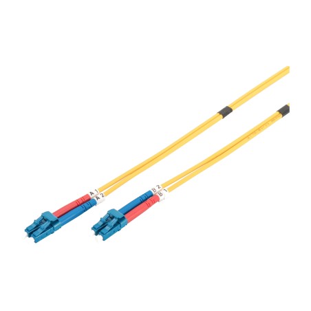single-mode duplex fibre-optic patch cable lc-lc os2