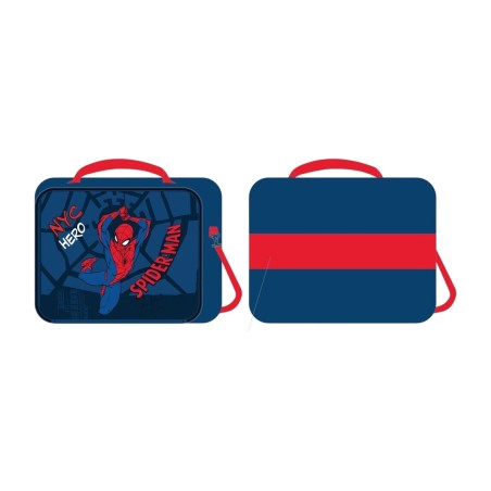 bolsa portameriendas térmica adaptable a trolley spiderman