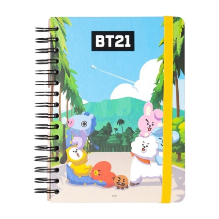 cuaderno a5 bt21