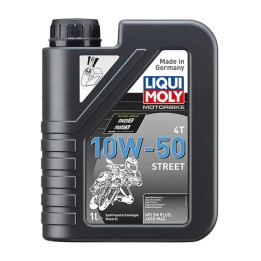 aceite de motor semisintético de 4 tiempos street 4t 10w-50 1l