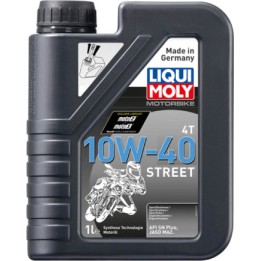 aceite de motor semisintético de 4 tiempos street 4t 10w-40 1l 23224