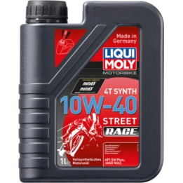 aceite de motor sintético de 4 tiempos street race 4t 10w-40 1l 20753