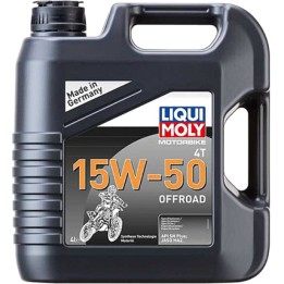 aceite de motor semisintético de 4 tiempos en garrafa offroad 4t 15w-50 4l