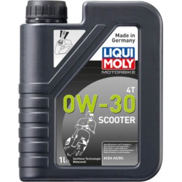 aceite de motor semisintético de 4 tiempos scooter street 4t 0w-30 1l
