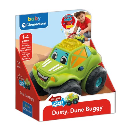 buggy de brinquedo acrobático com luzes e sons