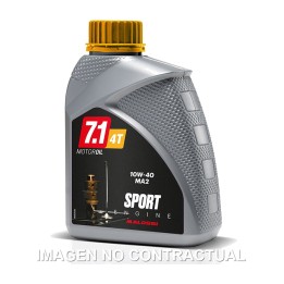 aceite de motor de cuatro tiempos 7.1 4t sport engine sae 10w-40 1l