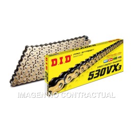 transmission chain with rivet link with seals 530 vx3 gb x 104 zj