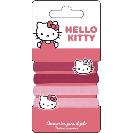 set med 4 hårsnöre hello kitty