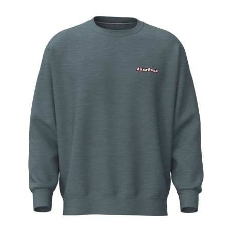 pullover a maniche lungo con logo stampato
