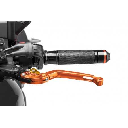folding body clutch handle orange