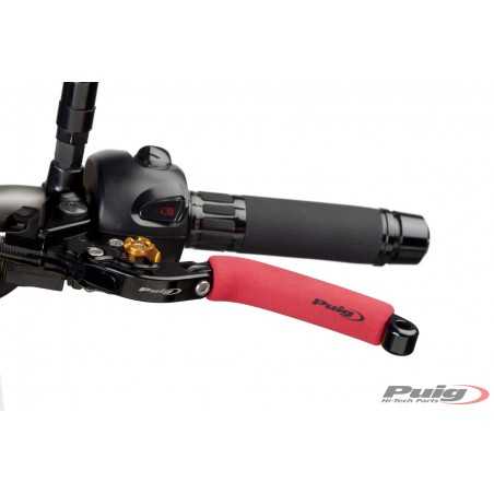 set of anti-vibration thermal foam brake lever covers