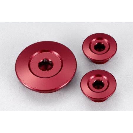 tapon motor  rojo honda