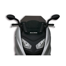 malossi sport windshield windscreen 4515571b - smoked - aerodynamic design