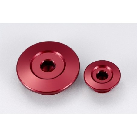 tapon motor  rojo honda